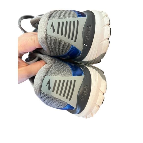 Men's Brooks Adrenaline GTS 18 Road Running shoes size 7.5 Narrow B Gray Blue - Picture 4 of 9